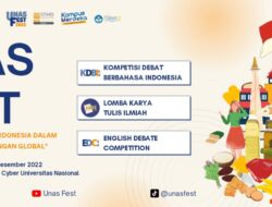 Unas Gelar Festival Ilmiah Untuk Mahasiswa se-Indonesia